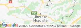 Uherske Hradiste map